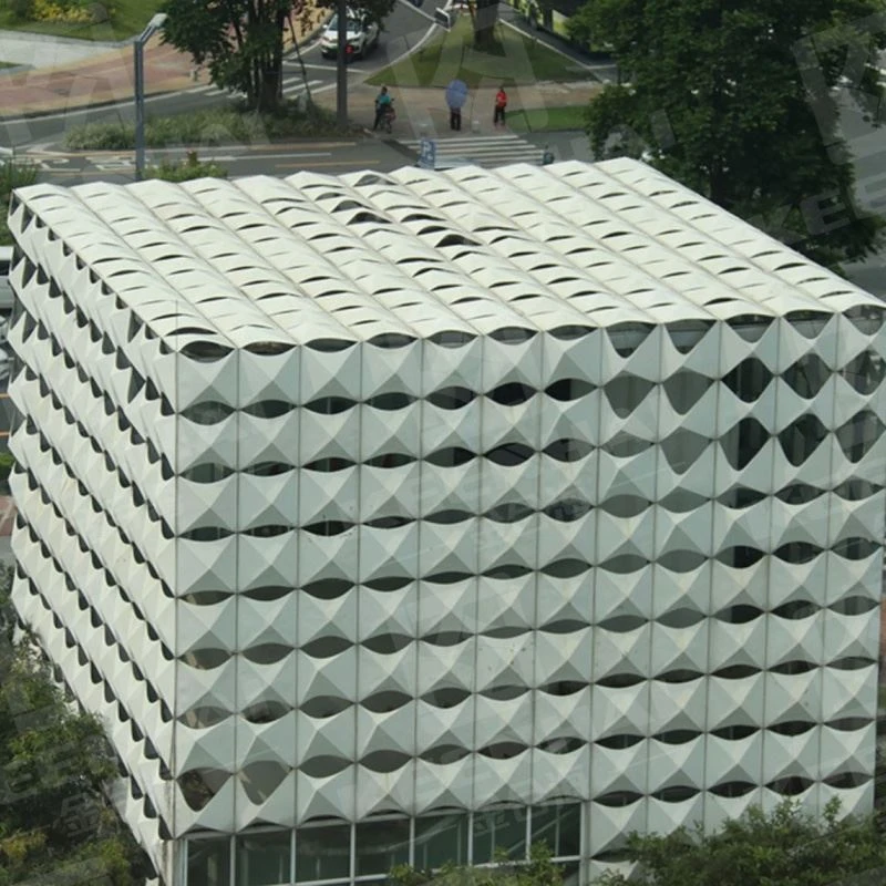 Kommerzielle 3D-Wandpaneele aus Aluminium